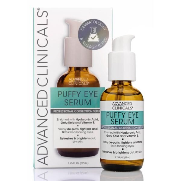 Advanced Clinicals Puffy Eye Serum – 52ml