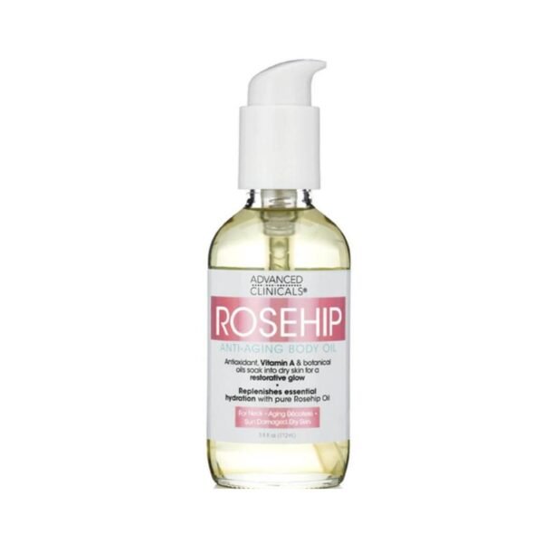Advanced Clinicals Rosehip Anti-Aging Body Oil – 112ml